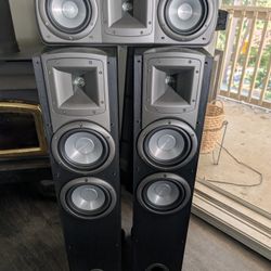 Klipsch Synergy Floor And Center Speakers 