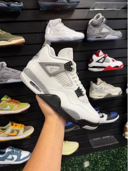 Jordan 4 White Cement