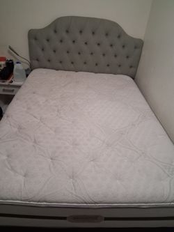 Queen Size Bed w/ Frame and Headboard