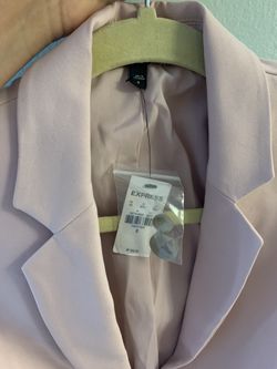 Express Pink Blazer New 