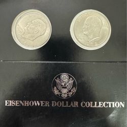 Eisenhower Dollar Collection (1971 & 1972) – Uncirculated w/ Case