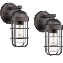 Farmhouse Outdoor Wall Sconces, 2 Pack