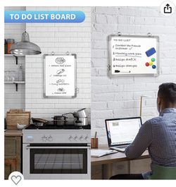 Dry Erase White Board for Wall, ARCOBIS 12 x 16 Small Magnetic