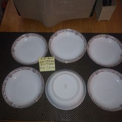 A Variety Of Vintage China Plates. Selling As A Bundle. No Chips No Cracks! All Sales Final.