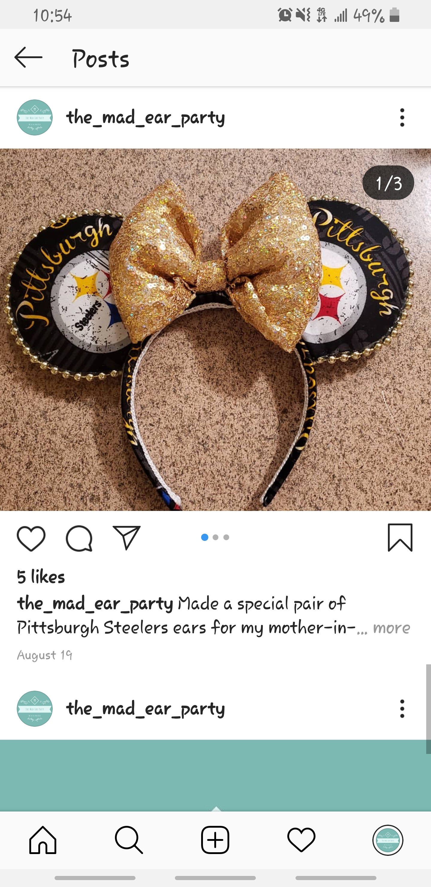 Steelers Disney Ears