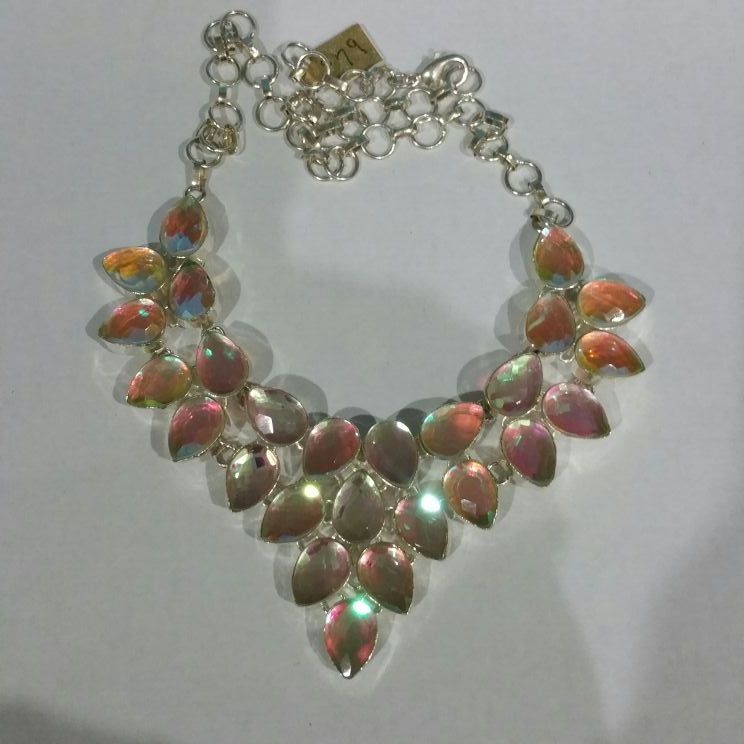 Rainbow Moonstone Necklace