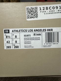 Adidas Athletics Los Angeles HKR Men's Shoes  Size 8.5