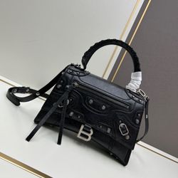 Balenciaga motorcycle hourglass bag