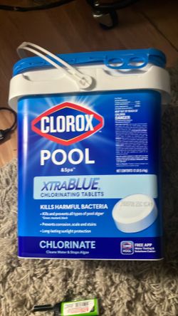 2 12 LB Clorox pool and spa tablets
