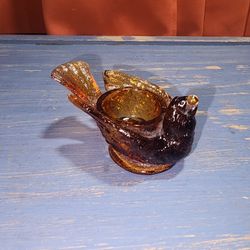 Eggcup bird salt cellar.