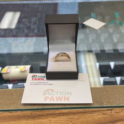 14 K Cluster Ring For Sale 