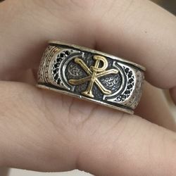 Konstantino 925 Silver Ring Black Diamond 