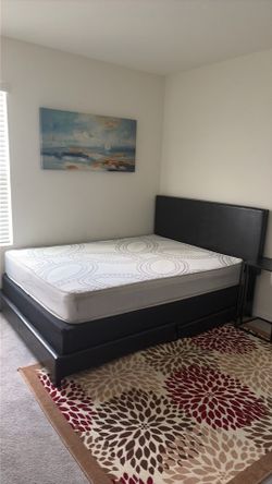 Bed frame and mattress