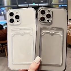New Iphone 16/15/14/13 Cases w/Cards Pocket