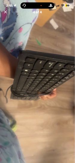 Black Wired Compact Keyboard