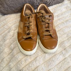 Men’s Greats Brown Leather Sneakers Size 10.5