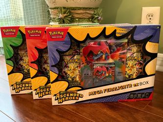 Ascended heroes EX box full (FULL SET of 3)