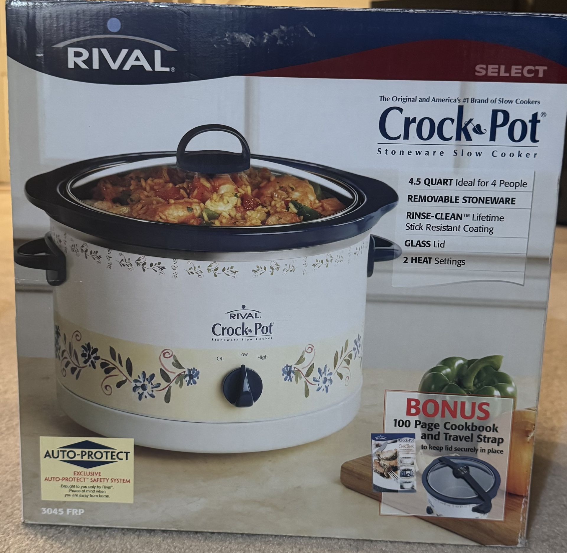 Rival Crock Pot / Slow Cooker - 4.5 Quart