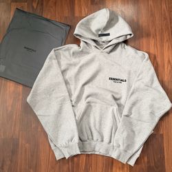 Dark Oatmeal Essentials Hoodie 
