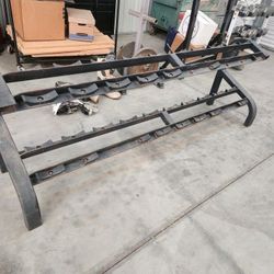 Dumbbells Storage Rack Gym Weights 7ft