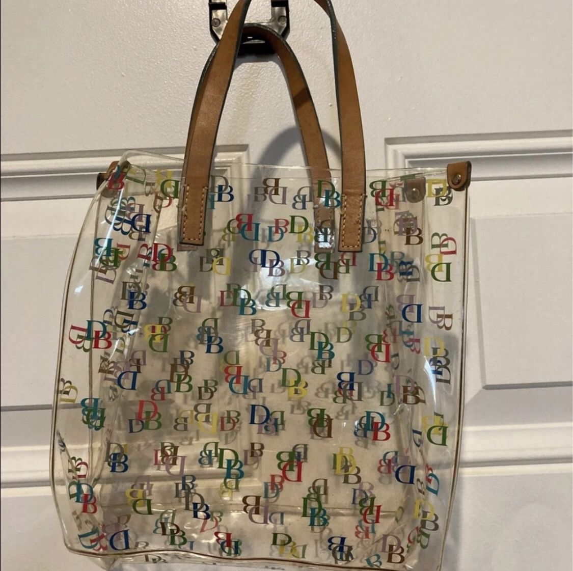 Dooney and Bourke Clear Monogram Tote