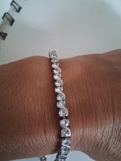 925 Sterling Silver tennis bracelet