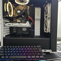 Gaming pc desktop computer intel i5-6600k, gtx 1060, 16 gb ram, ssd, hdd, keyboard and mouse