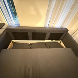 Dark Grey Ikea Couch 