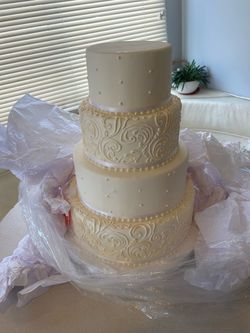 faux wedding cake. custom