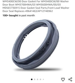 New WM3400CW/00 Door Gasket For WM3400CW/00 Washer Door Boot WM3700HWA/03 WM3600HWA/00/03 MDS5 Door Gasket Seal Parts,Front Load Washer Door Se
