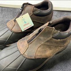 Propet Mens Blizzard Ankle Zip Boot Brown/Black Size 11.5 XX(5E)-