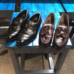 Johnston Murphy ..2 Pair For $40 Size 10