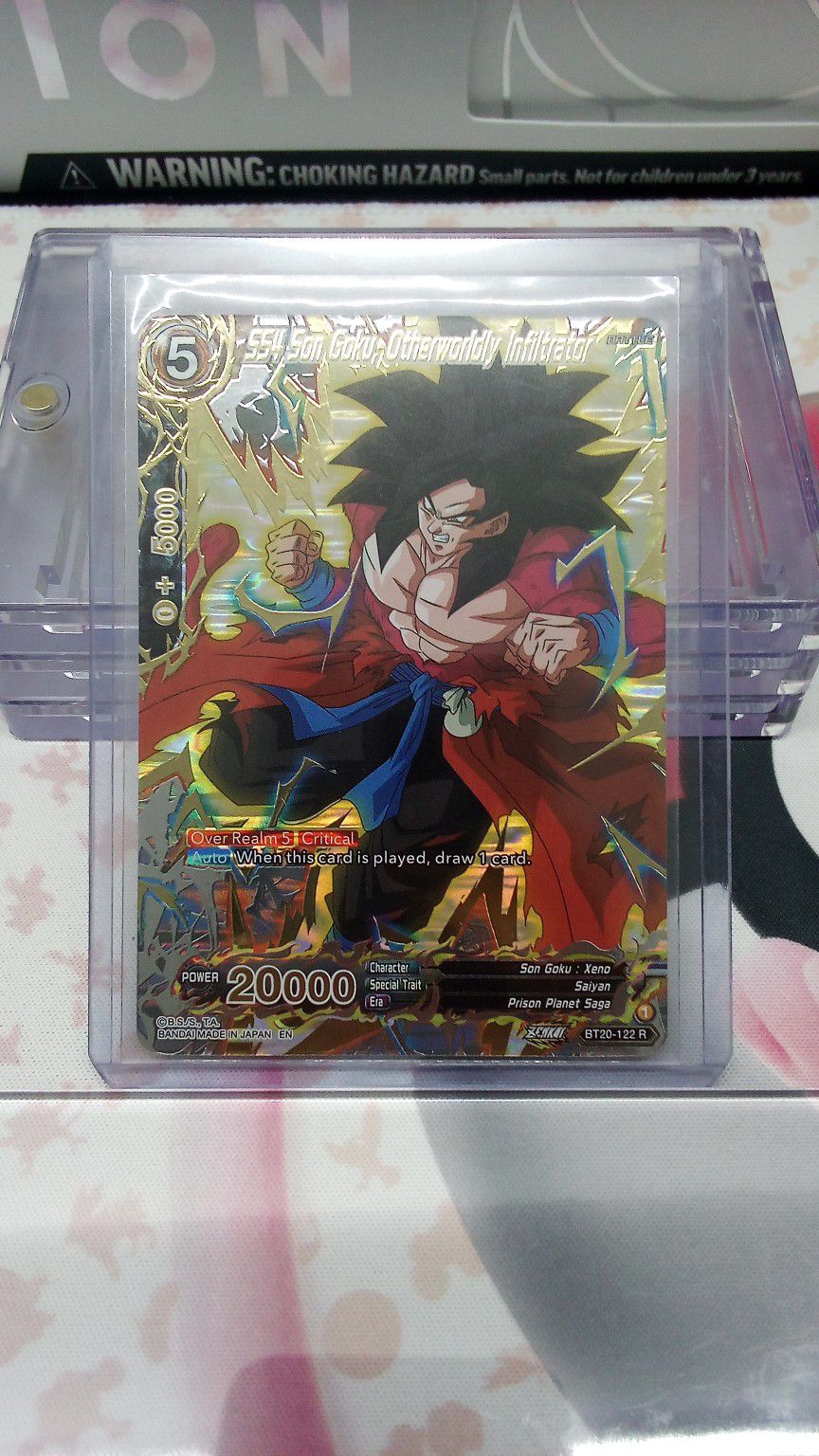 Dragon Ball Super Power Absorbed ( SS4 Son Goku, Otherworldly Infiltrator Gold Stamped ) 