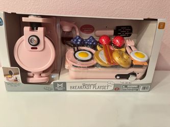 Gourmet breakfast player 25 pieces pretend kitchen 3 years and plus
