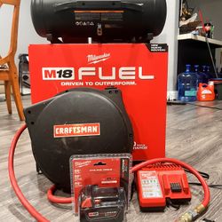 M18 FUEL 18-Volt Lithium-Ion Cordless 2 Gal. Compact Electric Air Compressor