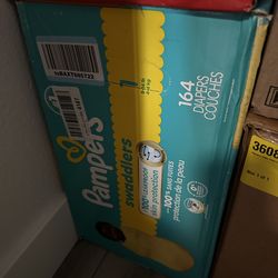 Pampers size 1….164  count