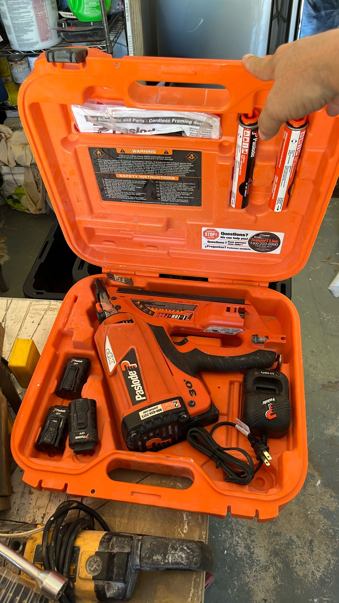 Pass load framing nailer
