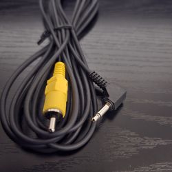 RCA CABLE- YELLOW MALE TO 3.55 (9FT)