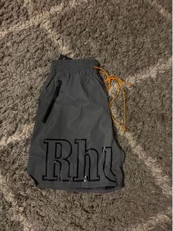 Black & Grey Rhude Shorts