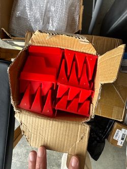 50-60 Pc Modular Wrench Organizer Rack - Red
