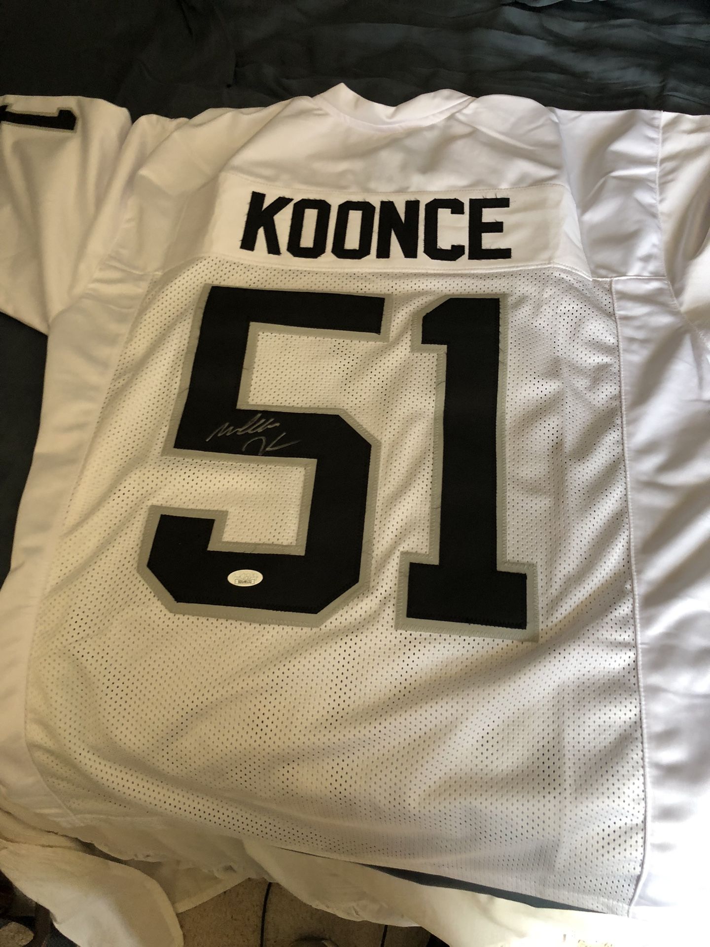 Las Vegas Raiders Malcolm Koonce Signed Jersey