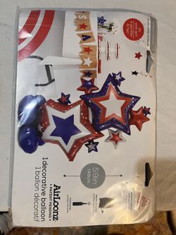 Full Decorations Red White And blue Set For Your Next Party