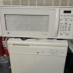 GE Dishwasher And Microwave 