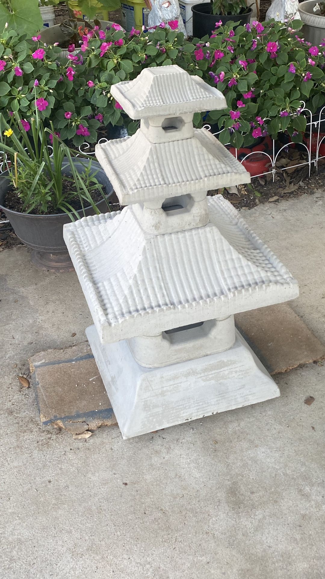 Concrete pagoda