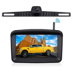 Wireless Backup Camera with 5" HD Monitor Stable Digital Signal for Trucks/Trailer/RVs/Pickup/Camper/RVs/Van with Monitor Xroose Backup Camera F3 Lice