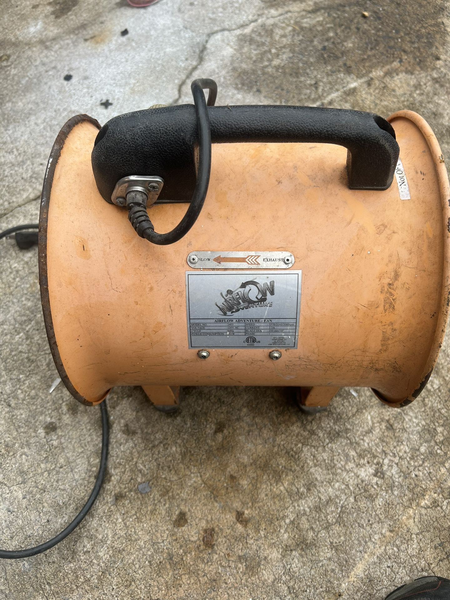 Air Flow Adventure Fan