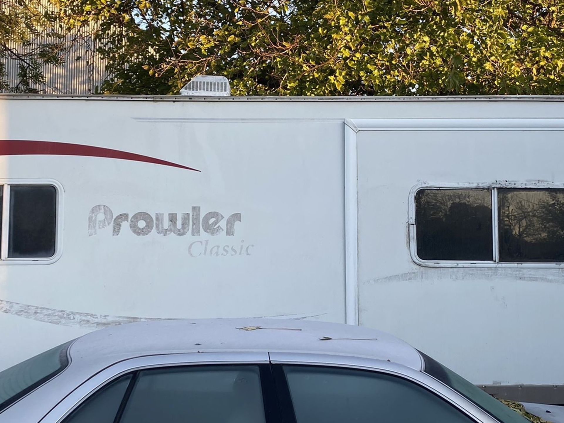 Gutted Travel Trailer