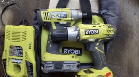 Ryobi impact and drill