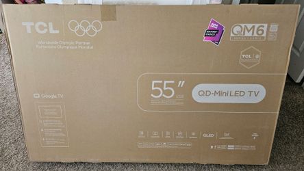 55inch tv TCL QM6K55 BRAND NEW UNOPENED