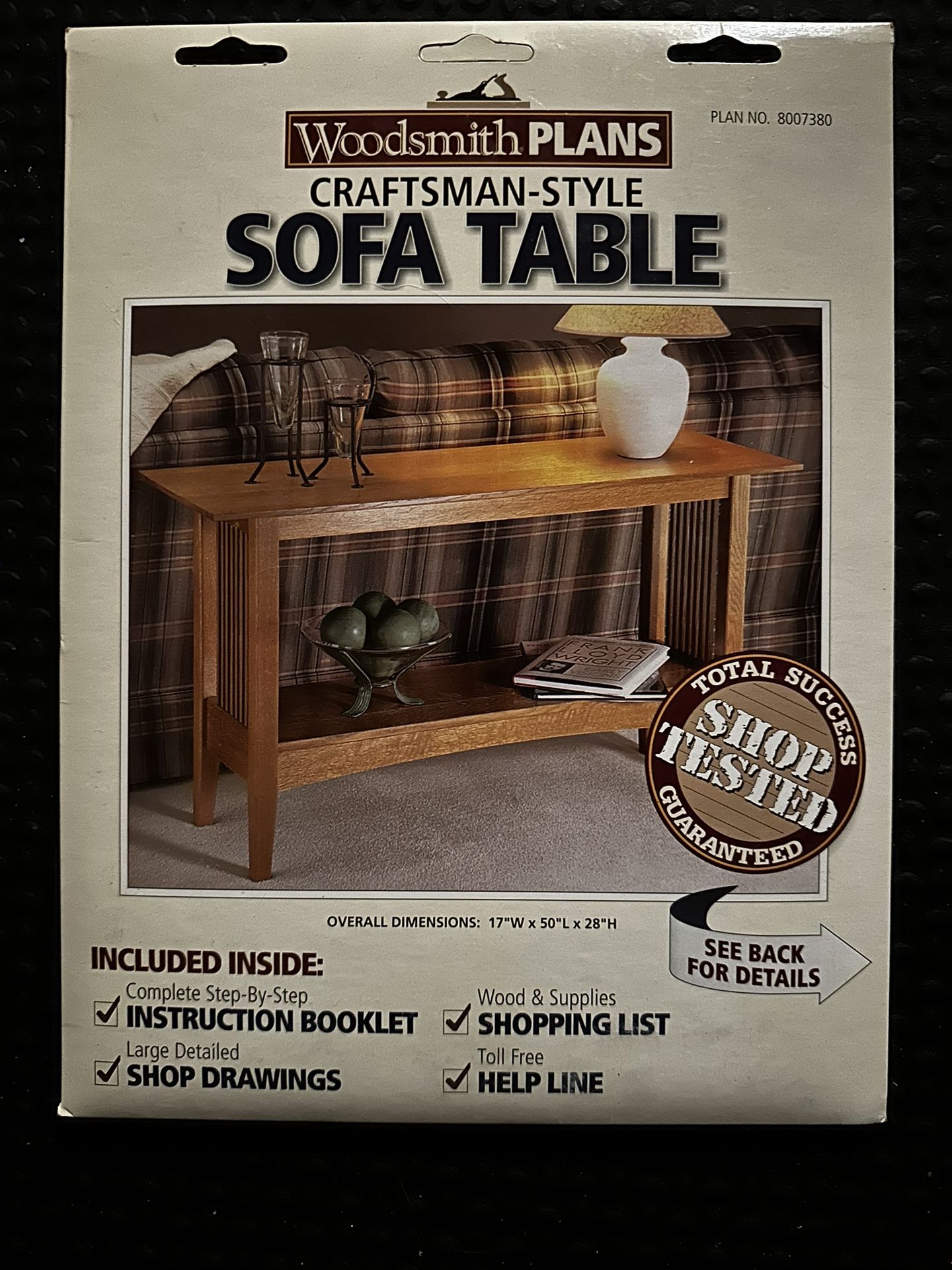 Woodsmith Plans SofaTable
